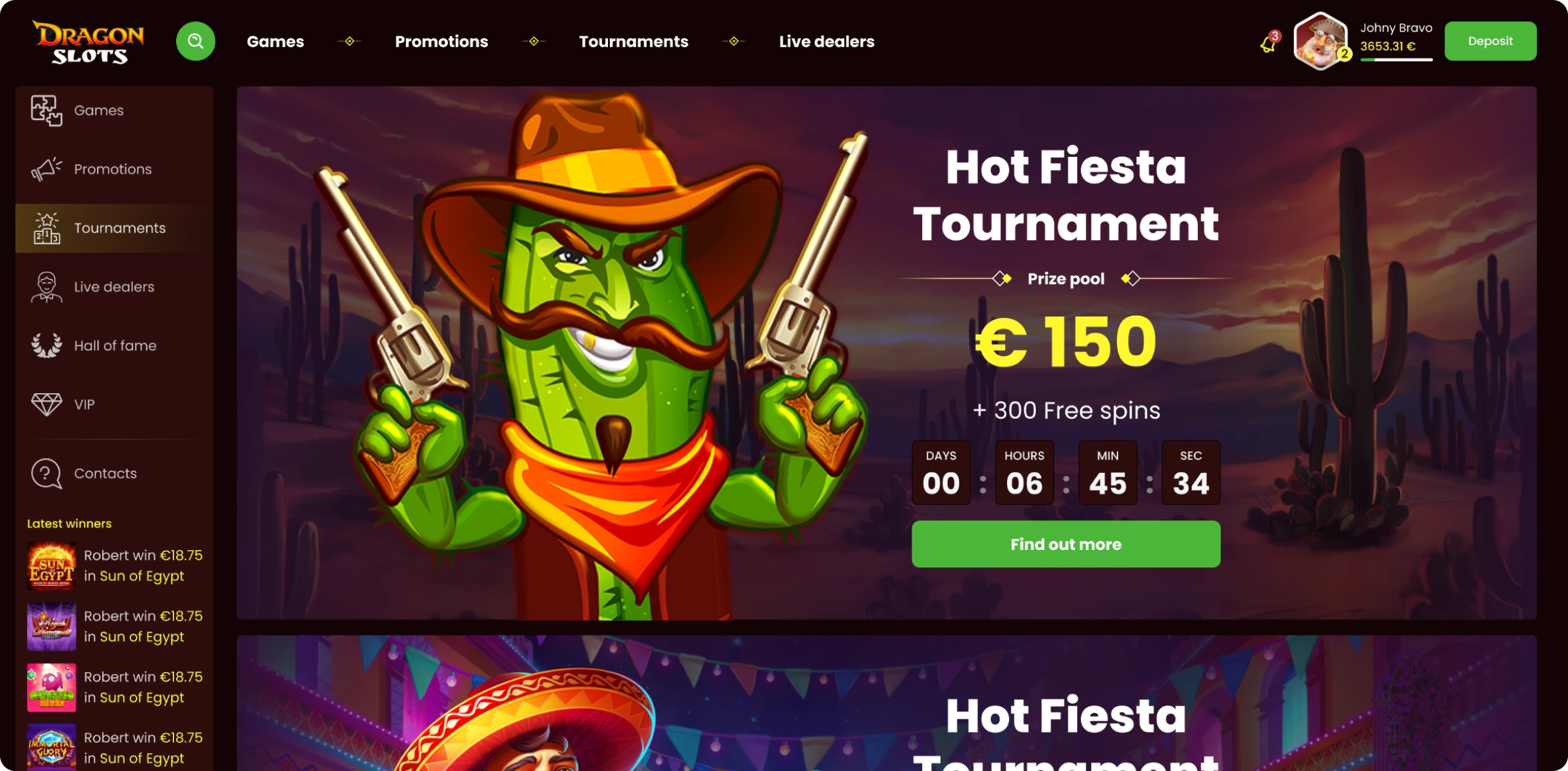 Dragon Slots Tournaments